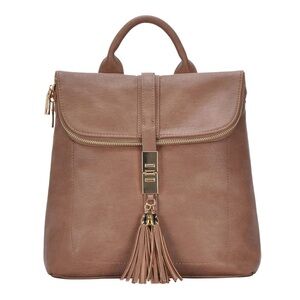 Miztique Diana Utilitarian Backpack Taupe Tan